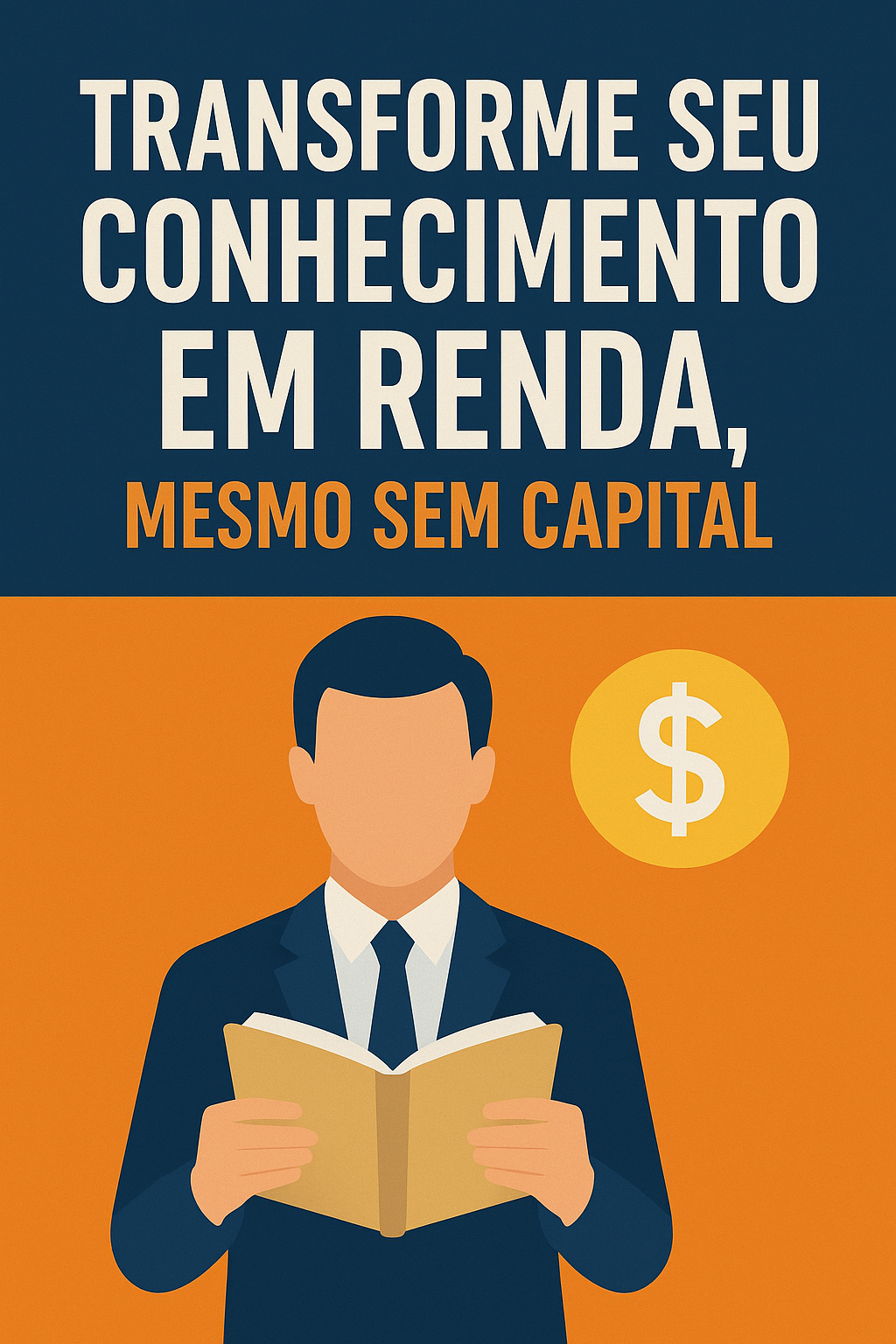 Capa de Transforme seu Conhecimento em Renda - Mesmo Sem Capital